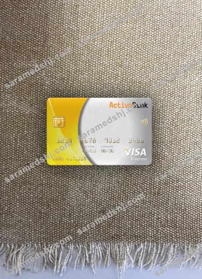 Portugal Activobank visa electron card photolook front